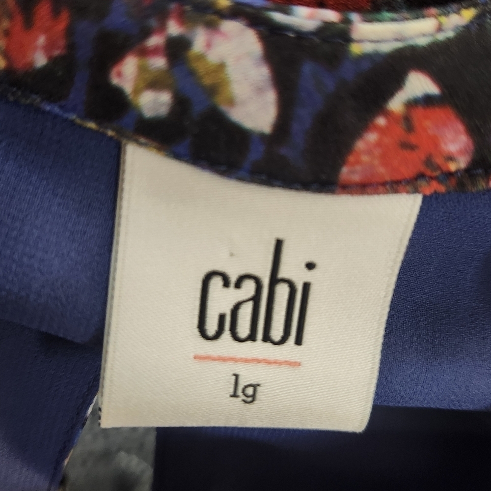 Cabi Women's Stained Glass Keyhole Neckline Sleeveless Tunic/Blouse Size Large - Picture 6 of 9